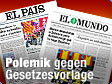 Medien mokieren sich &uuml;ber Vorsto&szlig; / &copy;Bild: El Pais/El Mundo