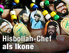 Fanartikel mit Nasrallah-Konterfei / &copy;Bild: Reuters