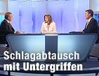 Harte Bandagen im TV-Studio / &copy;Bild: ORF