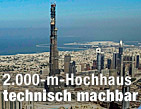 Burdsch Dubai wird 818 Meter hoch / &copy;Bild: Reuters/Steve Crisp