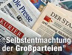 Heimische Presse zur Wahl / &copy;Bild: APA/Hans Klaus Techt