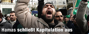 Hamas gibt sich kampfbereit / &copy;Bild: Reuters/Ammar Awad