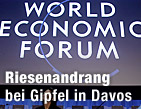 Stellenwert von Weltwirtschaftsforum gestiegen / &copy;Bild: AP/Michel Euler