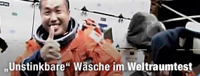 "Ich glaube, es funktioniert" / &copy;Bild: Reuters/ NASA TV