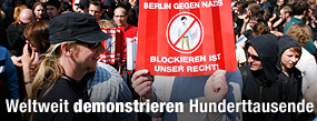 Extreme Rechte und Linke sorgen f&uuml;r Gewalt / &copy;Bild: AP/Markus Schreiber