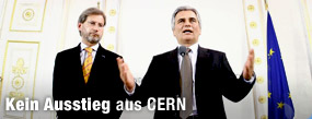 "Keine Zustimmung" von Faymann / &copy;Bild: APA/HBF/Andy Wenzel