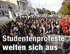 Solidarisierung an anderen Unis in &Ouml;sterreich / &copy;Bild: APA/Georg Hochmuth