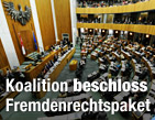Mit Stimmen von SP&Ouml; und &Ouml;VP / &copy;Bild: APA/Helmut Fohringer
