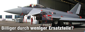 Drei Eurofighter einfach stehen lassen / ©Bild: Eurofighter Typhoon