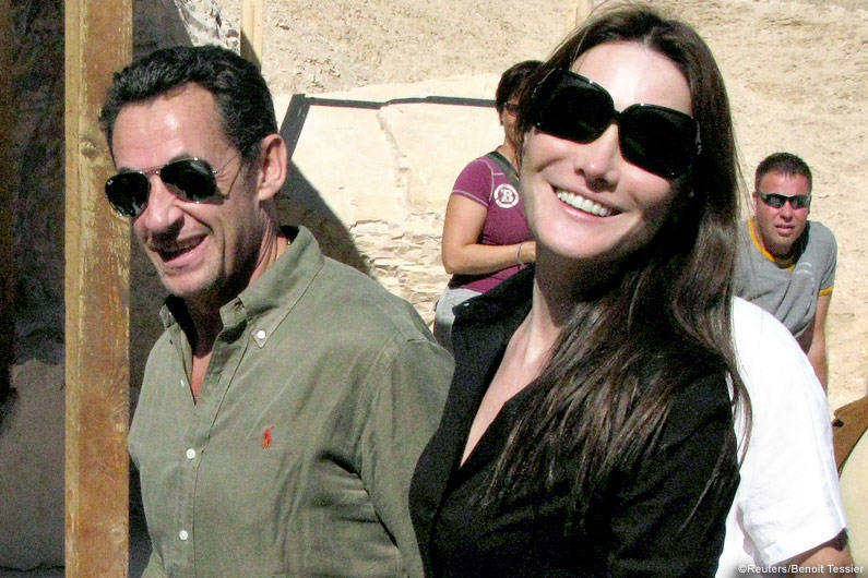 Nicolas Sarkozy und Carla Bruni.